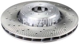 Přední levý brzdový kotouč (380x30mm) M děrovaný (OEM)