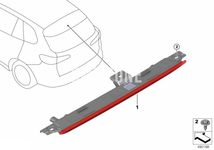 Třetí brzdové světlo U06, G61/G99 M5, X1 U11, X3 G45