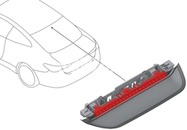 Třetí brzdové světlo G26/G26 LCI (OEM)