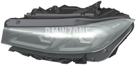 Světlomet LED levý G20 LCI/G21 LCI adaptivní (M SHADOW LINE) (OEM)