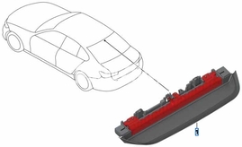 Třetí brzdové světlo G20/G20 LCI, G80 M3/G80 M3 LCI (OEM)