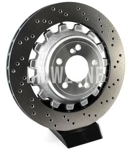 Zadní pravý brzdový kotouč (380x28mm) M děrovaný (OEM)