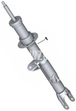 Přední tlumič pérování levý G31/G31 LCI (adaptivní podvozek) (OEM)