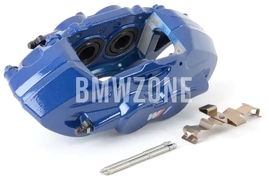 Přední modrý brzdový třmen levý M-Performance (370x30mm kotouč) (OEM)