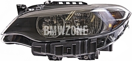 Světlomet halogen levý F22/F23 H7+H15 s motorkem (OEM)