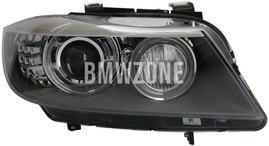 Světlomet bi-xenon pravý E90 LCI/E91 LCI D1S+H3+H8 natáčecí (OEM)