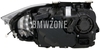 Světlomet bi-xenon levý E90 LCI/E91 LCI D1S+H3+H8 natáčecí (OEM)
