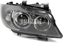 Světlomet bi-xenon pravý E90/E91 D1S+H7 natáčecí