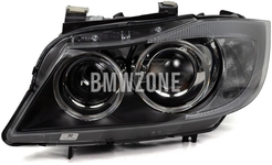 Světlomet bi-xenon levý E90/E91 D1S+H7 bez natáčení