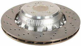 Zadní levý brzdový kotouč (385x24mm) M děrovaný