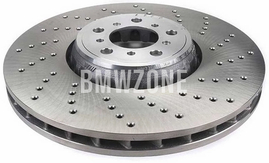 Přední pravý brzdový kotouč (395x36mm) M děrovaný (OEM)