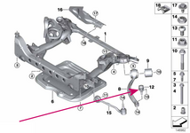 Čep zadního ramene zavěšení kol xDrive Ex řada 3, X1 E84