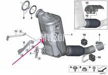 DPF filtr Fx 14d, 16d, 18d, 20d, 25d B37 B47 // EU6 EURO6