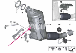 DPF filtr Fx 14d, 16d, 18d, 20d, 25d B37 B47 // EU6 EURO6 (OEM)