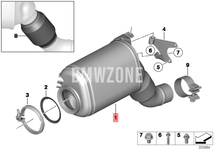 RP Dieselpartikelfilter BMW 18308511143 // EU5 EURO5