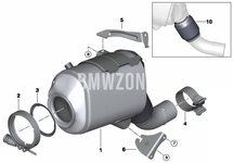 DPF filtr Ex 25d, 30d/3.0d M57N2 // EU4 EURO4