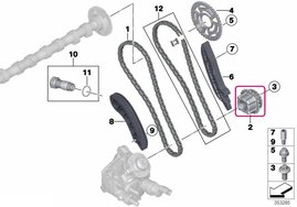 Ozubené kolo vstřikovacího čerpadla BMW 13528518189 (OEM)