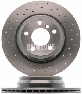 Zadní brzdový kotouč (330x20mm) / 185mm brzdový buben děrovaný