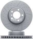 Přední brzdový kotouč (340x30mm) M-Sport děrovaný
