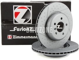 Zadní brzdový kotouč (345x24mm) M-Performance děrovaný / 185mm brzdový buben