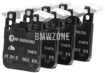 Zadní brzdové destičky (345x24mm M-Performance brzdy)