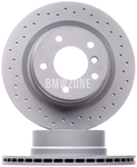 Zadní brzdový kotouč (300x20mm) / 161mm brzdový buben děrovaný