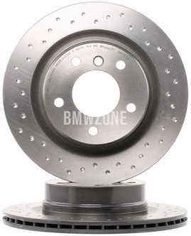 Zadní brzdový kotouč (300x20mm) / 161mm brzdový buben děrovaný
