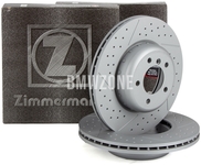 Přední brzdový kotouč (338x26mm) M-Performance děrovaný