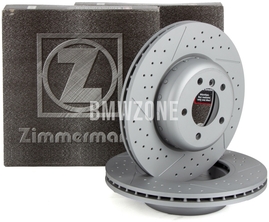 Přední brzdový kotouč (338x26mm) M-Performance děrovaný
