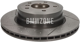 Zadní brzdový kotouč (324x22mm) M-Performance děrovaný