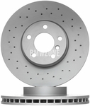 Přední brzdový kotouč (332x30mm) děrovaný