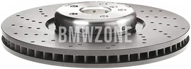 Přední levý brzdový kotouč (395x36mm) M-Performance děrovaný