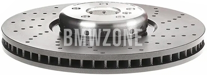 Přední pravý brzdový kotouč (395x36mm) M-Performance děrovaný