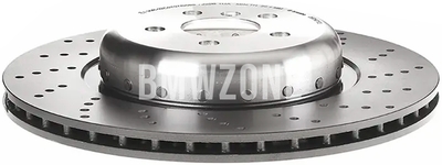 Zadní pravý brzdový kotouč (370x24mm) M-Performance děrovaný