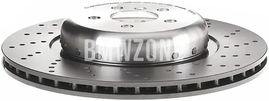 Zadní pravý brzdový kotouč (370x24mm) M-Performance děrovaný