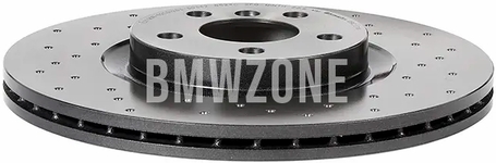 Přední brzdový kotouč (330x24mm) děrovaný