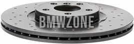 Přední brzdový kotouč (330x24mm) děrovaný