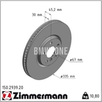Přední brzdový kotouč (335x30mm)