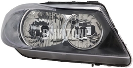 Světlomet halogen pravý E90/E91 H7+H7 s motorkem