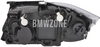 Světlomet halogen pravý E90/E91 H7+H7 s motorkem