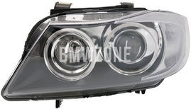 Světlomet bi-xenon levý E90/E91 D1S+H7 bez natáčení