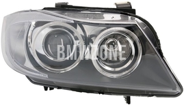 Světlomet bi-xenon pravý E90/E91 D1S+H7 bez natáčení