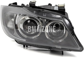 Světlomet bi-xenon pravý E90/E91 D1S+H7 natáčecí
