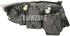 Světlomet halogen levý E90 LCI/E91 LCI H7+H7 s motorkem