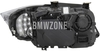 Světlomet bi-xenon levý E90 LCI/E91 LCI D1S+H8 bez natáčení
