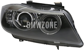 Světlomet bi-xenon pravý E90 LCI/E91 LCI D1S+H8 bez natáčení