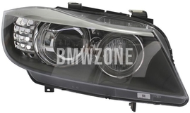 Světlomet bi-xenon pravý E90 LCI/E91 LCI D1S+H3+H8 natáčecí