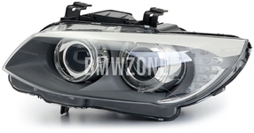 Světlomet bi-xenon levý E92 LCI/E93 LCI D1S+H8 bez natáčení // LED směrovka