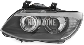 Světlomet bi-xenon levý E92 LCI/E93 LCI D1S+H3+H8 natáčecí // LED směrovka