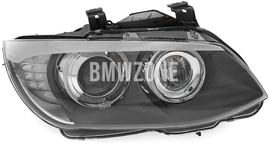 Světlomet bi-xenon pravý E92 LCI/E93 LCI D1S+H3+H8 natáčecí // LED směrovka